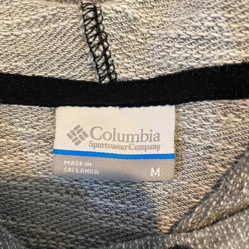 Columbia Thermal Shirt Womens Medium Gray Cotton Blend Hooded Lightweight - Picture 7 of 8